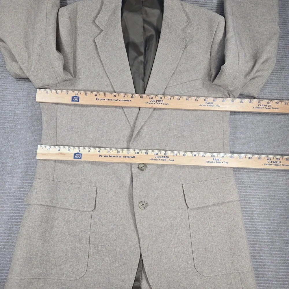 Levi's Mens 42L Tan‎ Vintage Action Suit Two Button Textured Blazer Sport Coat